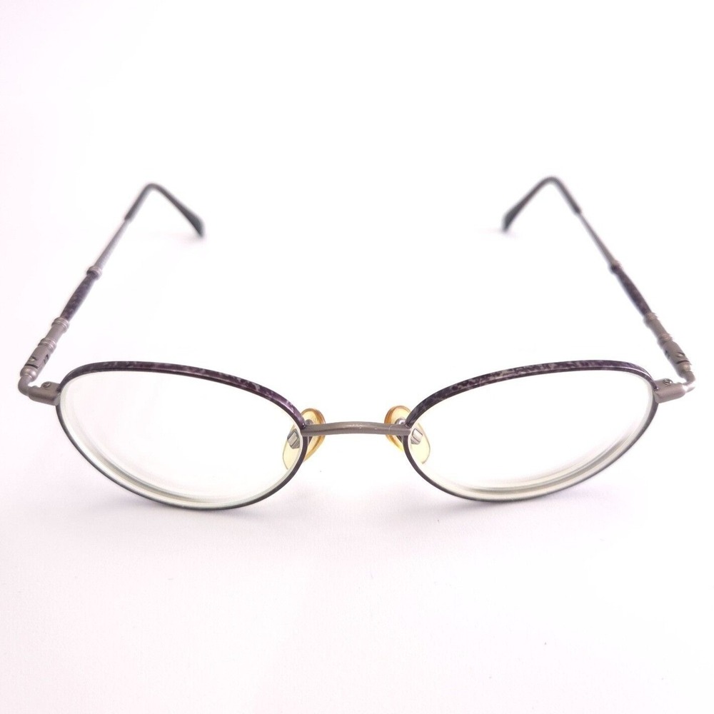 Anne Klein II 6003 K1054 Silver Violet‎ Purple Metal Glasses Frames 50-19-135